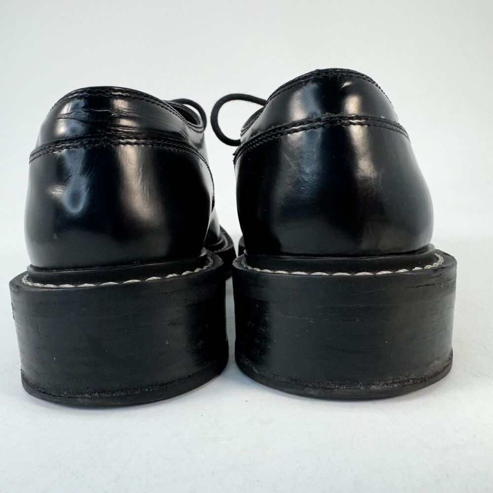 Rag & Bone Kenton Leather Lace-Up Oxford Black white brogues Size EU 38.5 US 8 - Picture 7 of 10
